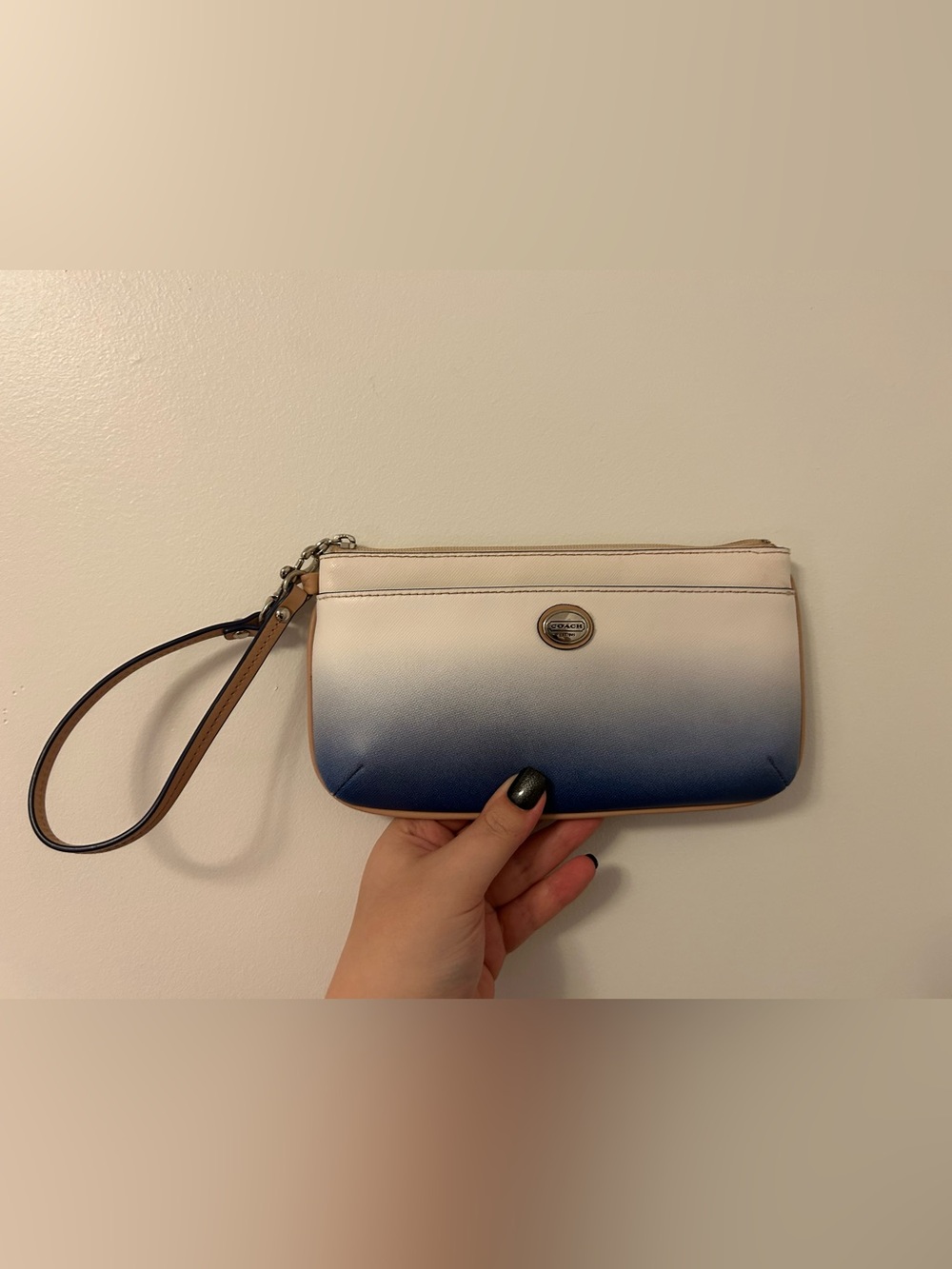 Coach Peyton Ombre Leather Wristlet